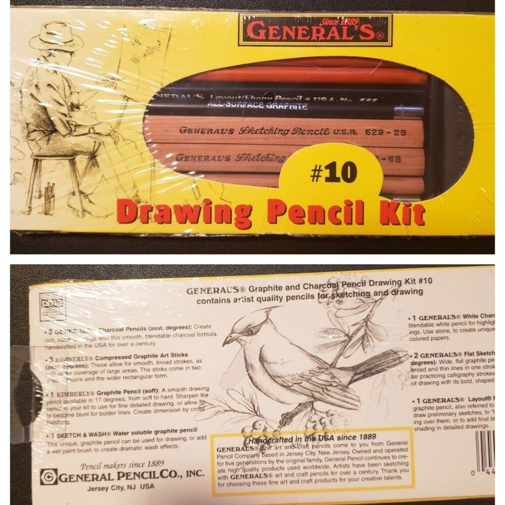 New full drawing artistry pencil kit